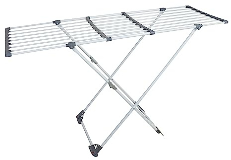 KASANOVA Stendibiancheria estensibile grigio, 108-190x94x57 cm grigio