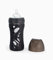 Twistshake Babyflasche aus Glas 260 ml, Anti-Kolik Sauger, BPA Frei, Ab 2 Monaten, Schwarz