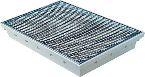 MEA SMC Einbaumatte 60x40x8 cm mit Streckmetallgitter