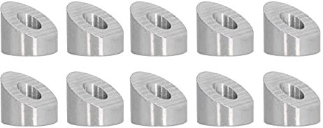 Eujgoov 10Pcs 30 Degrés Angle Biseau Rondelle T316 Acier Inoxydable pour DIY Projet de Garde-corps de Câble(1/4)