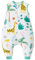 Chilsuessy Toddler Sleeping Bag with Feet (CPC Certification) 2.5 Tog Baby Sleeping Sack with Legs Pyjamas Infant Walking Cotton Wearable Blankets, Giraffe, 80cm/2-3 Years