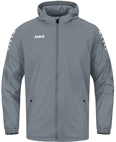 JAKO Kinder Allwetterjacke Team 2.0, steingrau, 116