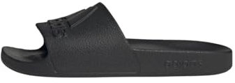 adidas Mixte Adilette Aqua Slides, Core Black/Core Black, 48.5 EU