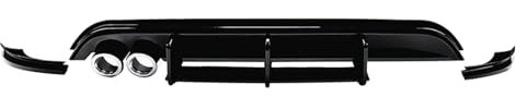 Auto Heckstoßstange Diffusor Lippe Für Volkwagen Polo MK5 6R 2009-2014 Glanz Schwarz