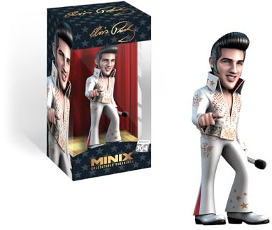 MINIX - Music #104 - Elvis - Elvis Kostüm Weiß - Sammelfigur 12 cm