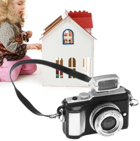 Appareil Photo Vintage | Appareil Photo Reflex Miniature – Accessoires de Photographie, modèle d'appareil Photo Vintage, Accessoires de poupée, Accessoires de décoration pour Mariage Samuliy
