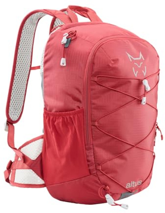 Mochila ideal para excursiones cortas. Elástico frontal porta chaqueta o cualquier prenda que queramos acceder rápidamente. C: ROJO T: U