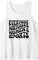 Jeder Uhren Damen Sport Groovy Design Tank Top