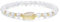 COAI Frauen Perlenarmband aus Mondstein Perlen Citrine Charm Armband für Damen S