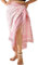 THE ART BOX Pareo 100% algodón para mujer, traje de baño con estampado de bloques de mano indio, falda envolvente, falda envolvente para playa, salida de baño largo (73 x 43 pulgadas), Rosa y rojo