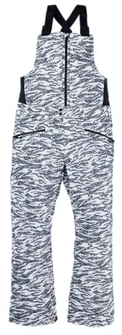 Burton Salopette da uomo Reserve 2L, motivo mimetico zebrato, S