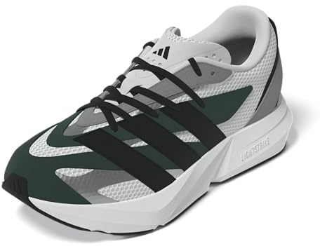 Adidas Men's Lightstride Sneaker, White/Black/Collegiate Green, 7 UK