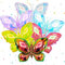 Schmetterling Folienballon,6 Stück 3D Folienballon Schmetterling Pastell,Folienballon Schmetterling Helium,Schmetterling Geburtstag Deko,Party Deko Schmetterling Set,Party Deko Mädchen Schmetterling