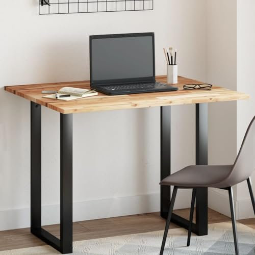 Xichuzi Tischplatte Rechteckig 100x80x2 cm Massivholz Akazie, Arbeitsplatte, Holzplatte, Schreibtischplatte, Waschtischplatte, Küchenarbeitsplatte - 4008831