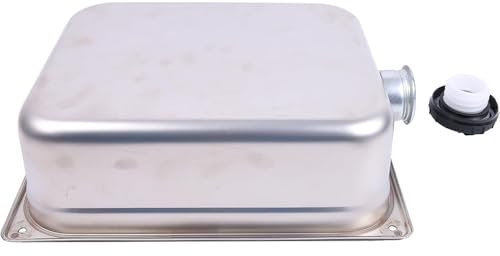 ZCBYBT 6L Edelstahl Heizöl Benzin Tank Luft Diesel Parken Heizung Heizöl Benzin Tank, für Auto Truck