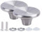 CHIZISX Lot de 2/4 poignées de rechange en acier inoxydable pour cocotte de cuisine