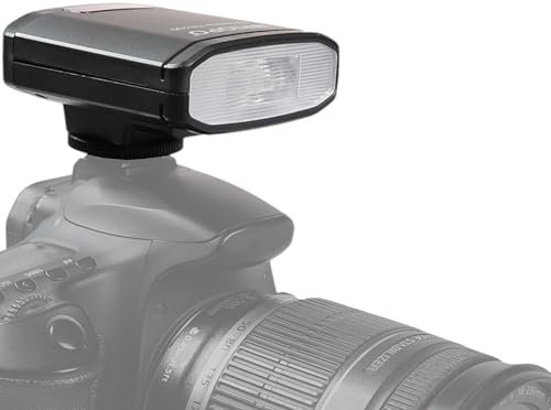 Mini Speedlite Flash, 5600K Flash Light compatible with Canon Nikon Sony Fuji Olympus Pentax and Other DSLR Cameras, High Speed Sync, Wireless, LCD Display - Black