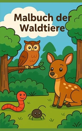 Malbuch der Waldtiere