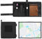 Wasserdichte faltbare Kartenhülle, multifunktionale Tasche mit Stifthaltern zum Wandern, transparenter PVC-Kartenschutz für Outdoor-Navigation