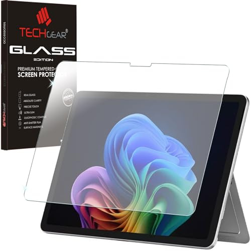 TECHGEAR Anti-Glare Glass Screen Protector for Microsoft Surface Pro 12 2025 (12 Screen) MATTE GLASS Edition Genuine Tempered Glass Screen Protector Guard Cover