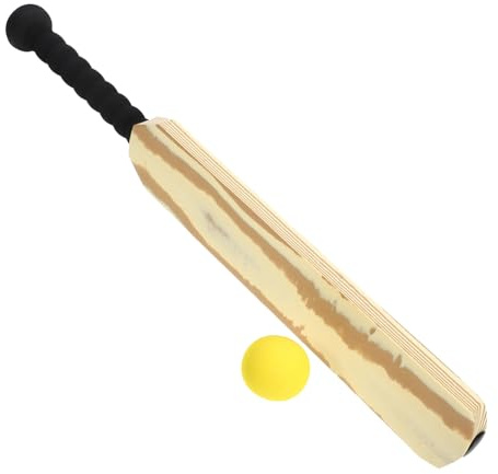 iplusmile Kinder Cricket Satz Strandspiel Eva Material Cricket Schläger mit Ball Abgerundete Kanten Kindersportspiel für Garten Indoor Outdoor