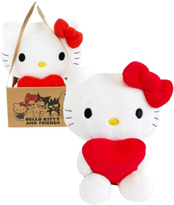 Joy Toy Hello Kitty Heart Plush 14 cm in Cardboard Bag