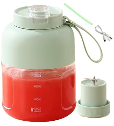 CGACCSD Frullatore Spremiagrumi Portatile | Tazza Estrattore Ricaricabile Senza Fili - Elettrodomestici da Cucina per Frullati Succhi Cibi Bevande Casa Estive All'aperto Sport Spiaggia