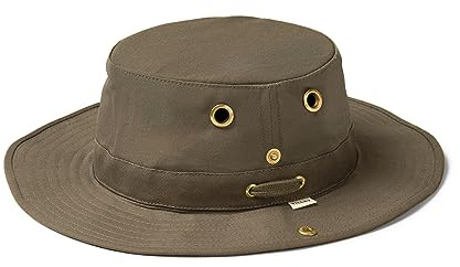 Tilley mens Hemp Bucket Hat, Mocha, 7.125 US