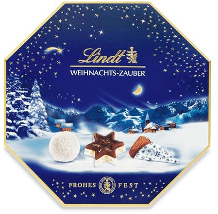Lindt Schokolade Weihnachts-Zauber Pralinés | 10 x 200 g | 19 weihnachtliche Pralinen in 10 köstlichen Sorten, zum Teil alkoholhaltig | Schokoladen-Geschenk zu Weihnachten | Pralinen-Geschenk