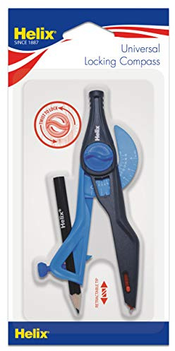 Helix Universal Locking Compass (Assorted Colours)