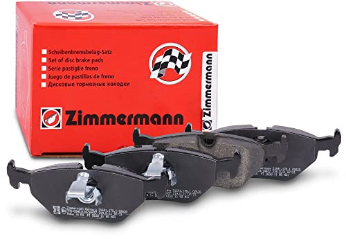 Zimmermann 21691.170.1 Series Brake Pad Set Rear 1 Sensor Including Plate Dampening Includes Accessories