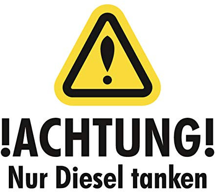 Spaß Kostet wetterfester Aufkleber Nur Diesel Tanken 5cm Benzin Auto E10 Frauen car Tuning