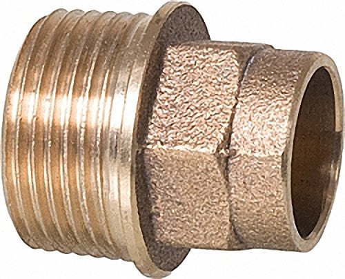 Rotguß-Lötfittings 4243g Übergangsnippel 28-R 1''AG