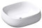 Sogood Lavabo vasque à poser blanc 46cm lave main Bruxelles5104 46x40x15cm