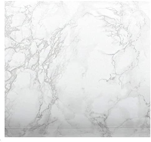 Marmor Aufsatz-Transformation W weiß/grau Faux Marmor Film 3 'W x 6' L