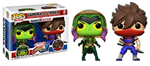 Funko 22776 Pop! Vinyl, 2er-Pack: Capcom vs. Marvel: Gamora vs Strider