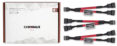 Noctua NA-SYC1 chromax.red, 4-Pin Y-Cables (Red)