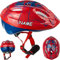 alles-meine.de GmbH Kinderhelm/Fahrradhelm - Spider-Man - Gr. 52-56 - Circa 3 bis 15 Jahre - inkl. Name - Größen verstellbar/mitwachsend - TÜV geprüft - Helm - für Roller u..