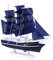 BESPORTBLE Segelboot Modell Holz Segelschiff Modell Schiff Deko Vintage Holz Nautische Wohnkultur 23X22X4cm
