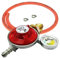 37mb Propane Gas Regulator With Pressure Gauge & 1 M Hose Kit With 2 Clips 37mbar POL