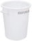 REFINA X-1 75L Mixing Tub for Plasters, Screeds, Resins & More - 57 cm Tall, Thick-Walled HPDE Plastic Bucket with Handles & Withstands -30°C to 100°C - Durable & Easy-to-Clean Food Grade Bucket