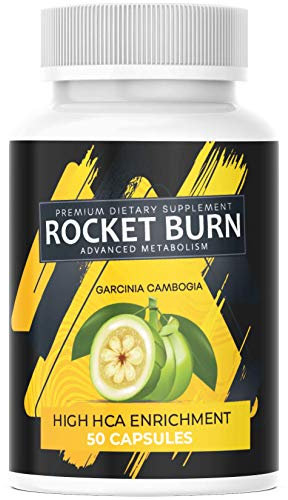 NEU: Rocket Burn + Garcinia Cambogia - EXTREM Kapsel Ergänzung für Frauen & Männer, die Kapsel für den Tag – POWER – ENERGIE - (2+1 Gratis)
