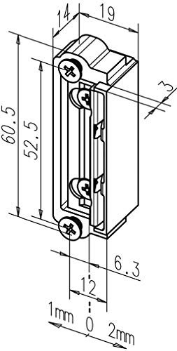 Türöffneraustauschstück 1418-13 ProFix 2 univ.Daue rent.nein DIN L/R ASSA ABLOY