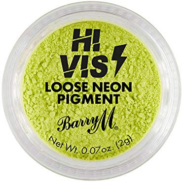 Barry M Cosmetics Hi Vis Neon Matte Water Activated Pigment Paint In Yellow, Static