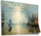 Printistico Poster William Turner - Keelmen Heaving in Coals by Moonlight Kunstdruck ohne Rahmen, Wandbild - A4, A3, A2, A1, A0, XXL - Wohnzimmer, Schlafzimmer, Küche, Deko