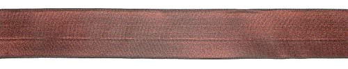 Dekoratives Band in Violett mit schwarzer Bordüre, 4 cm x 10 m.