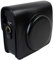 Rieibi Square SQ6 Hülle, Schutzhülle für Fujifilm Instax Square SQ6 Sofortbildkamera, PU-Leder, kompakte Abdeckung mit verstellbarem Schultergurt, Schwarz , Kosmetikkoffer