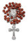 Mondo Cattolico Rosenkranz Perlen katholisch für Frauen und Männer aus dem Vatikan, Original Rosenduft Rosenkranz mit Our Lady of Good Health Center Medaille - Perfektes katholisches Geschenk
