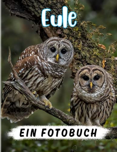 Eule Fotobuch: Sammlung von vielen schönen Eulenbildern zum Dekorieren und Entspannen | Geschenke für Fans jeden Alters an besonderen Tagen