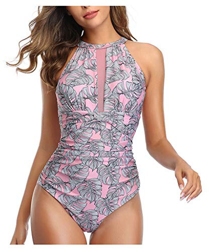Frauen Bademode Netzteil Ausschnitt V-Ausschnitt Monokini Monokini Bademode Set Herren Shirt Ohne Arm Stoppuhr Handgelenk